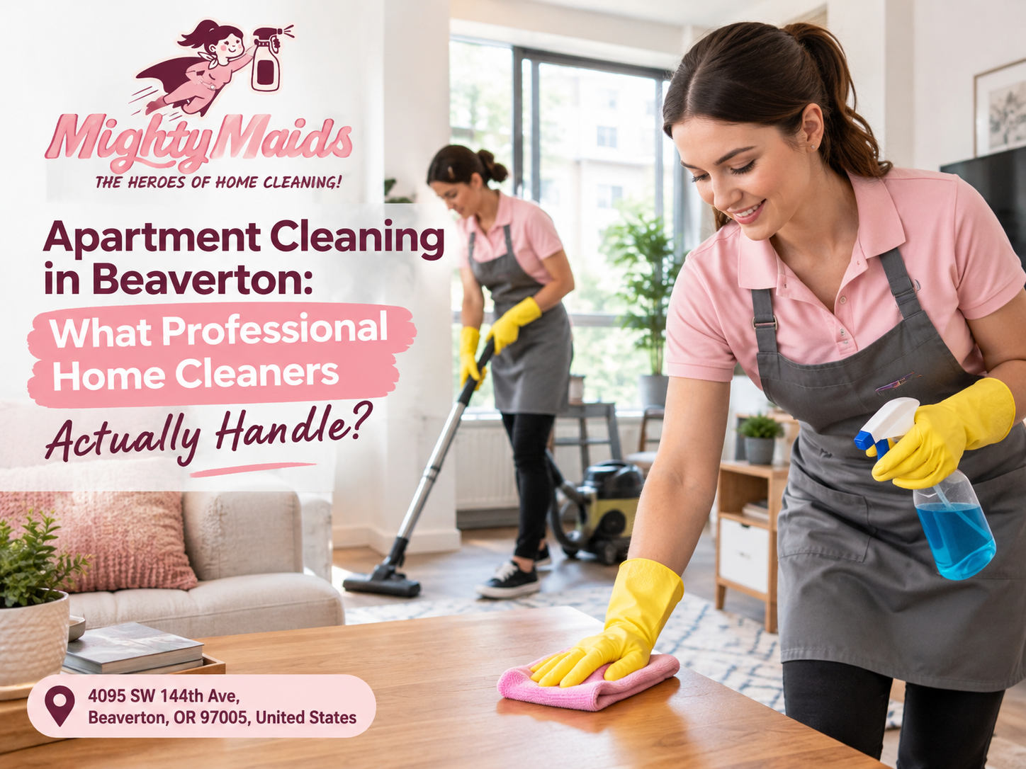 Apartment cleaning services by house cleaners in Beaverton