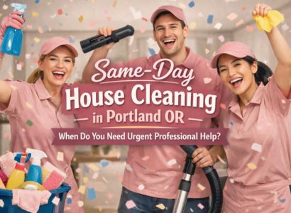 Same day house cleaning Portland OR service for urgent home cleaning, one time deep cleaning and move out cleaning solutions