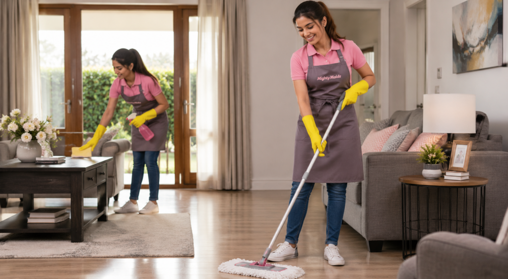 Professional bi-weekly house cleaning service keeping home fresh and organized