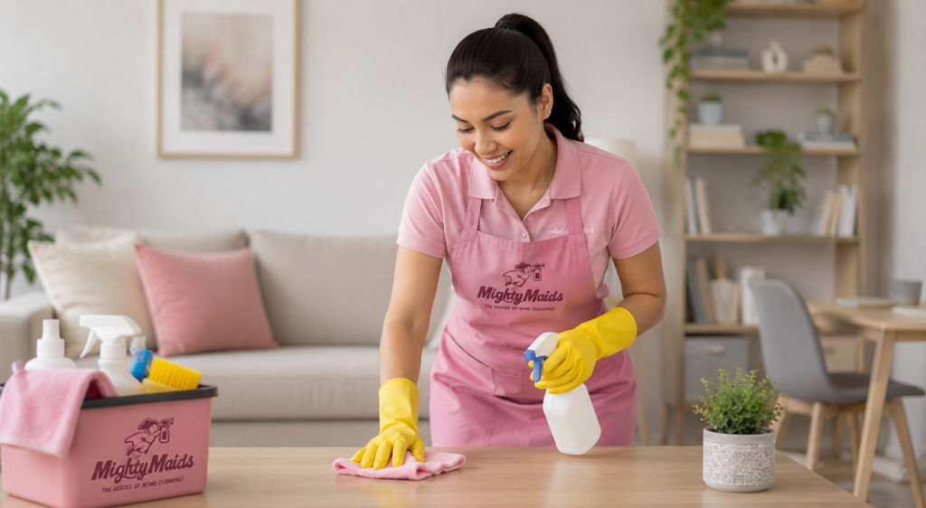 Professional weekly house cleaning service in Beaverton OR by Mighty Maids for spotless and refreshed homes