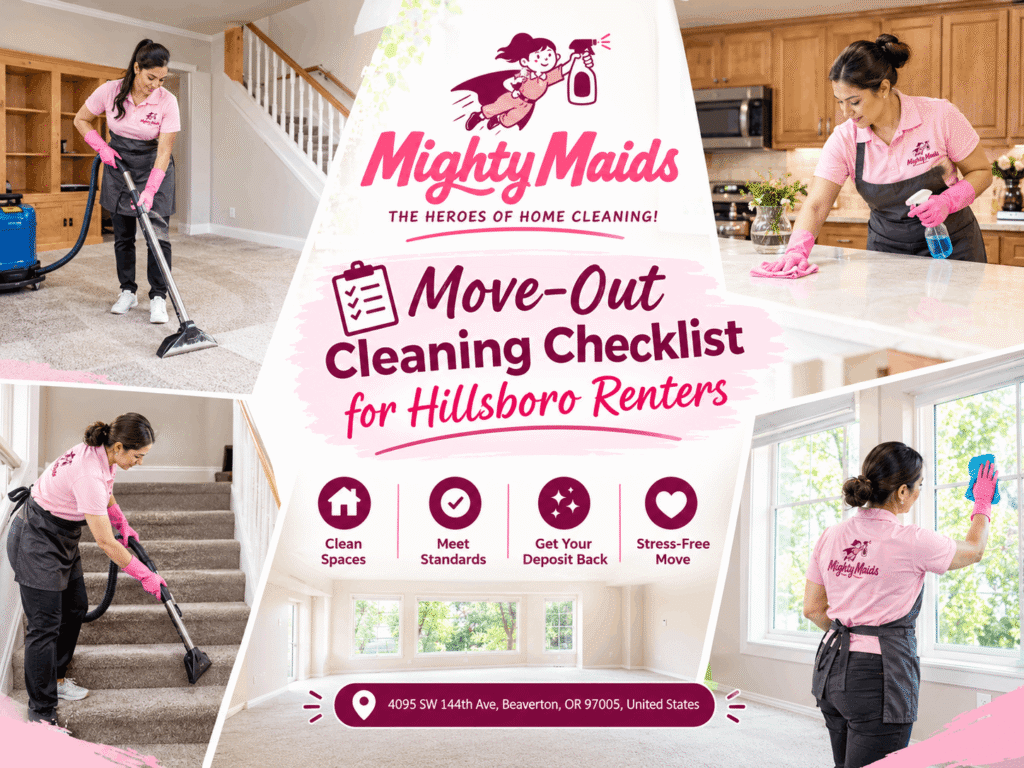 Move out cleaning checklist for Hillsboro renters