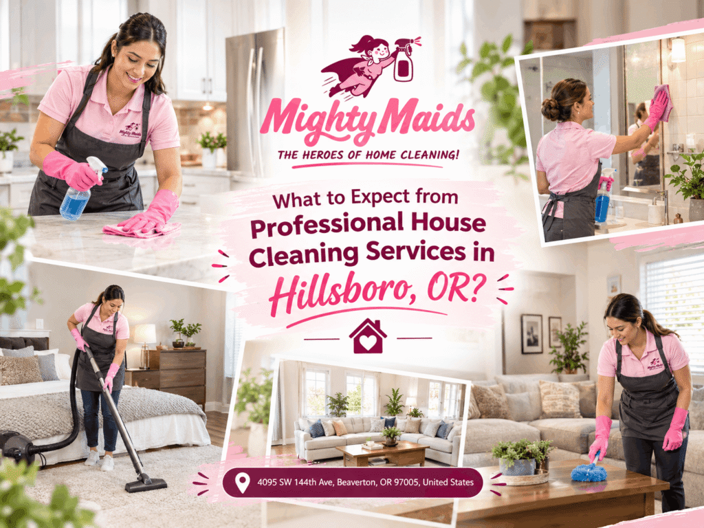 Professional house cleaning services in Hillsboro Oregon