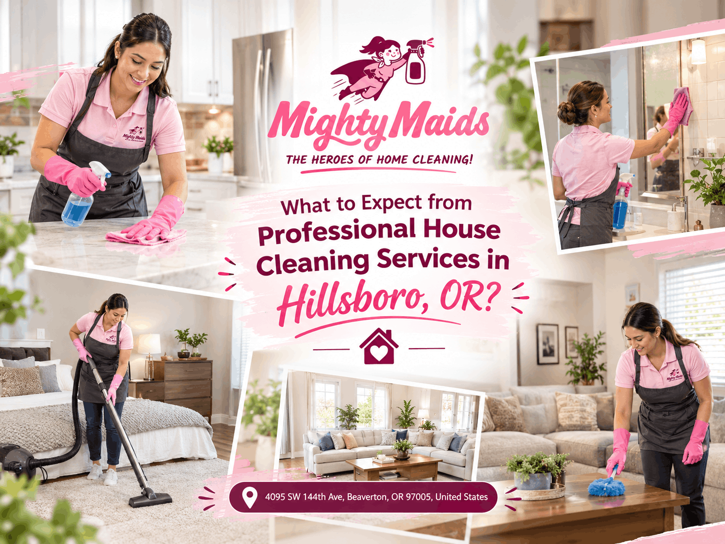 Professional house cleaning services in Hillsboro Oregon